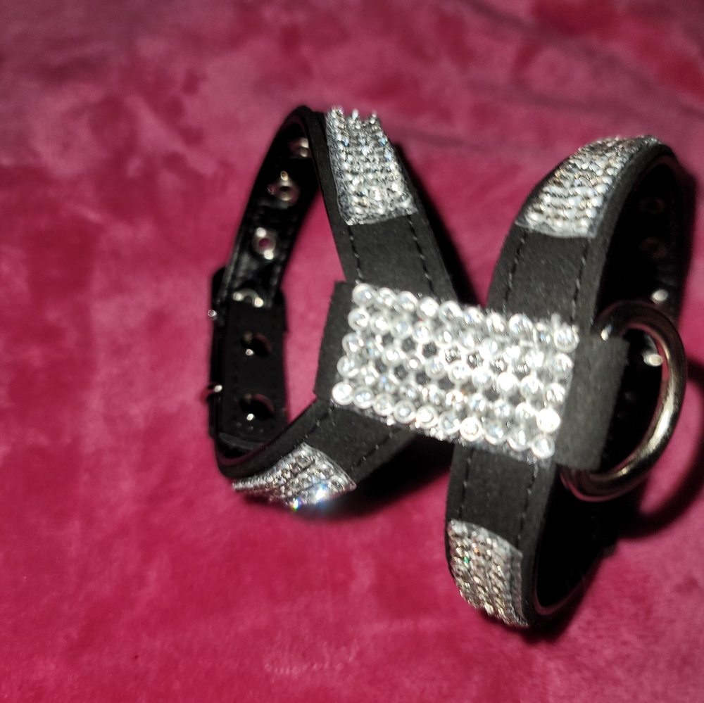 xs dog harness puppy size Rhinestone new